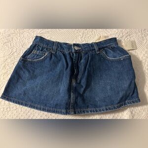 NEW Free People Demi Denim Skort Womens Size 25 Mood Ring Blue